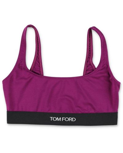 Tom Ford Sleeveless Tops - Purple