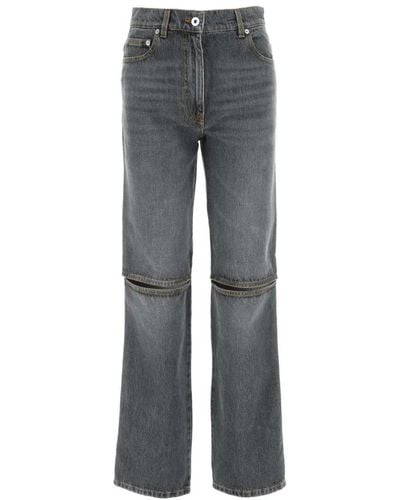 JW Anderson Straight Jeans - Grau