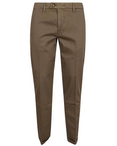 Re-hash Trousers > slim-fit trousers - Gris