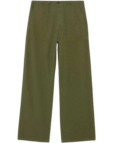 R13 Wide leg utility, olive, pants - Grün