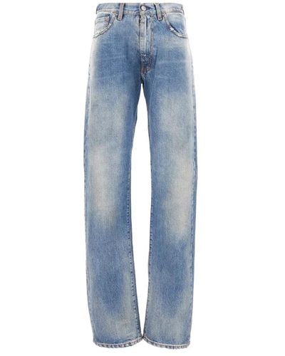 Maison Margiela Jeans estilosos para hombres y mujeres - Azul