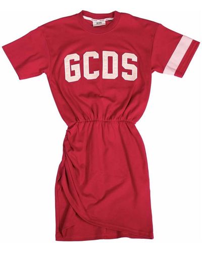Gcds Wrapped dress - Rojo