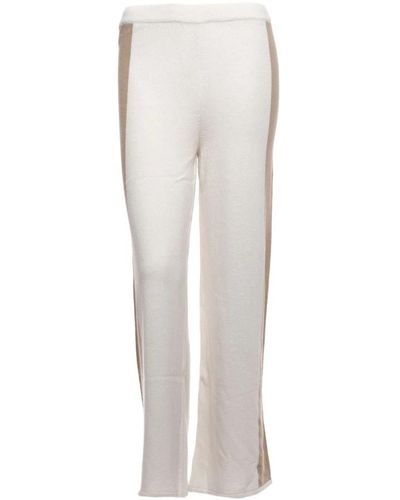 Akep Trousers > wide trousers - Blanc
