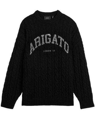 Axel Arigato Round-Neck Knitwear - Black