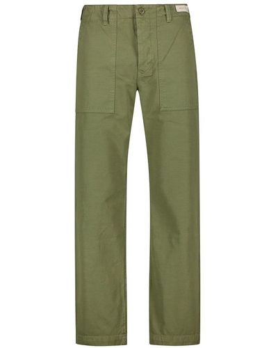 Tela Genova Trousers > straight trousers - Vert