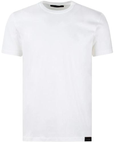 Low Brand T-shirt slim fit in cotone ss24 - Bianco