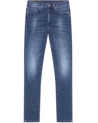 Dondup Jeans super skinny fit cintura alta - Azul