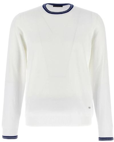 Fay Round-neck knitwear - Weiß