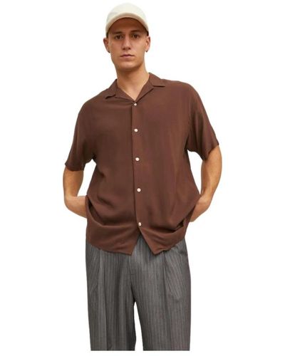 Jack & Jones Casual Shirts - Brown