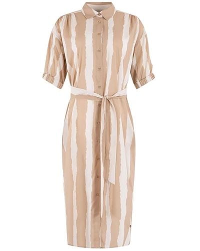 Moscow Sand button-up kleid - Natur