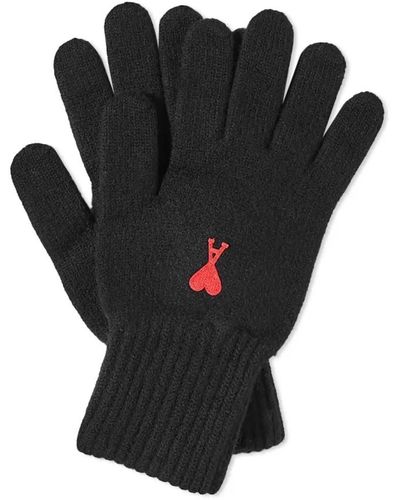 Ami Paris Accessories > gloves - Noir