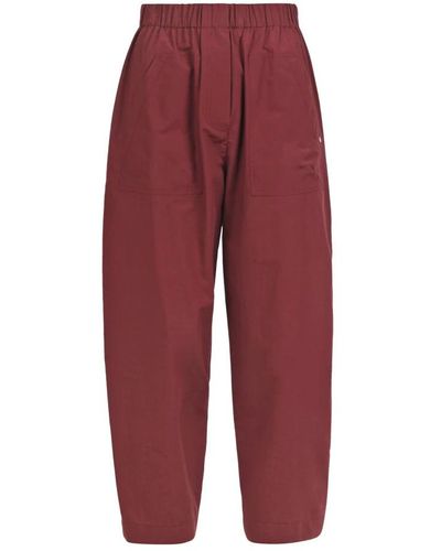 Ottod'Ame Cropped Trousers - Red
