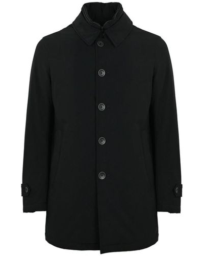 Herno Coats > single-breasted coats - Noir