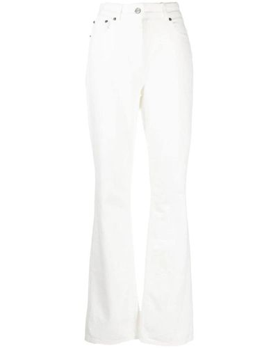 Ferragamo Boot-Cut Jeans - White