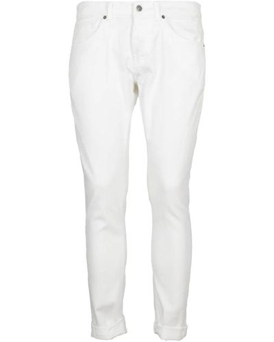 Dondup Jeans alla moda george per uomo - Bianco