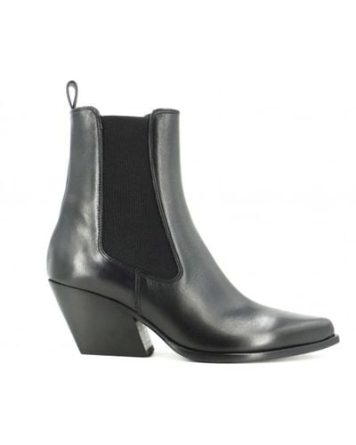 Elena Iachi Cowboy Boots - Grey