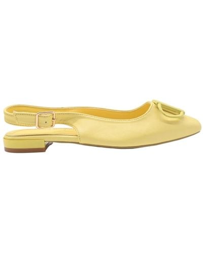 Laura Biagiotti Sneakers sandalia limón becerro - Amarillo