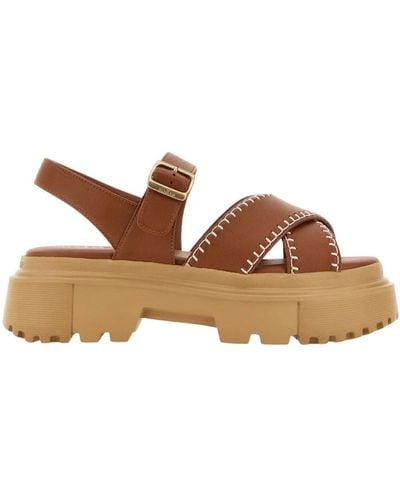 Hogan Flat sandals - Braun