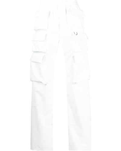 Givenchy Weiße cargo-hose mit geradem bein