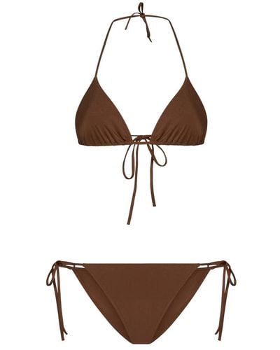 Lido Braune meer kleidung selbstbindendes bikini