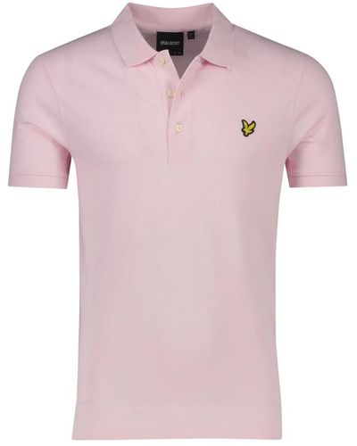 Lyle & Scott Polo Shirts - Pink