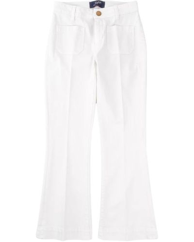 The Seafarer Wide Trousers - White
