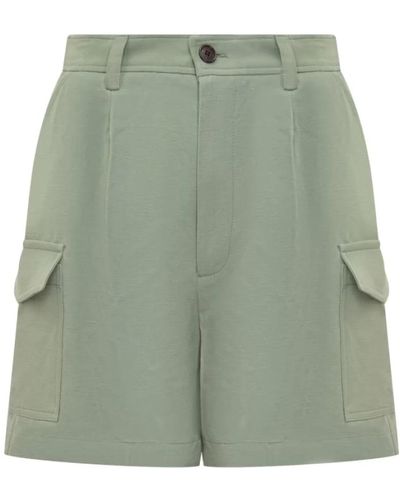 Woolrich Bermuda shorts mit falten - Grün
