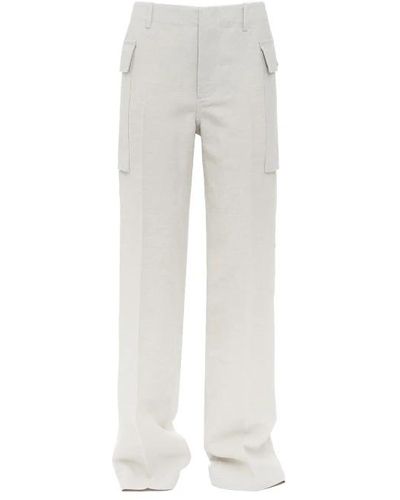 DURAZZI MILANO Trousers > straight trousers - Blanc
