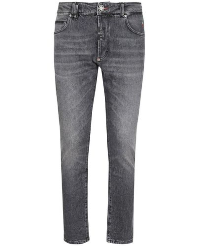 Philipp Plein Slim-fit jeans - Grigio
