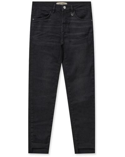 Mos Mosh Cropped Jeans - Blue