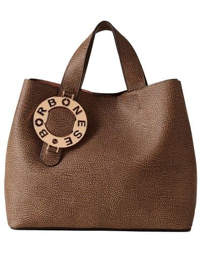 Borbonese Handbags - Brown