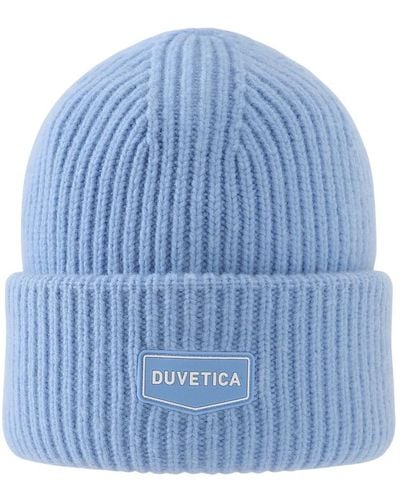 Duvetica Hellblauer hut mütze