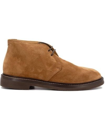 Brunello Cucinelli Lace-Up Boots - Brown