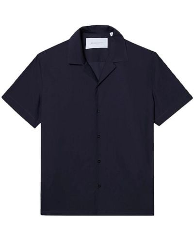 Baldessarini Short Sleeve Shirts - Blue