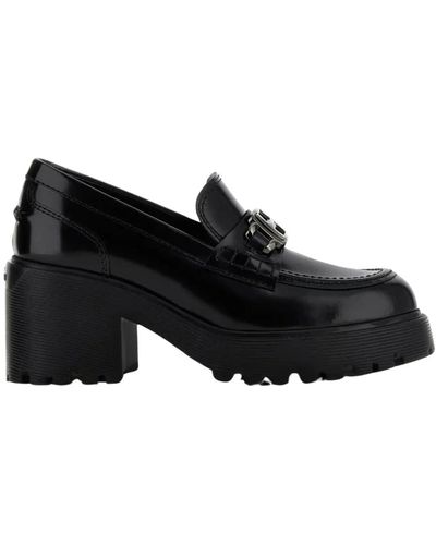Hogan Zapatos planos urbanos femeninos - Negro