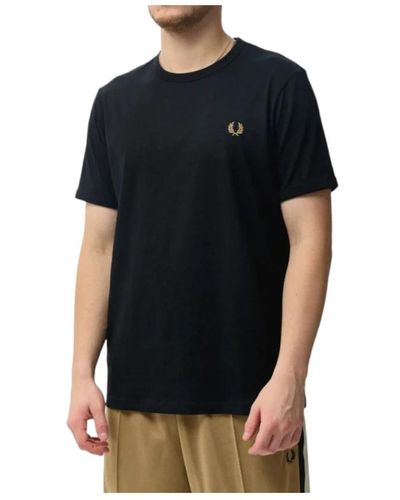 Fred Perry T-shirts - Schwarz