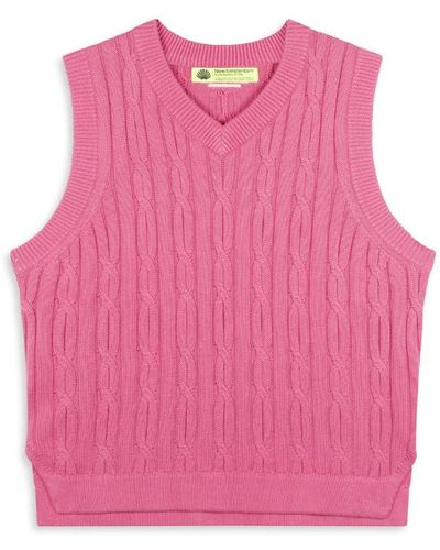 New Amsterdam Surf Association Sleeveless Knitwear - Pink