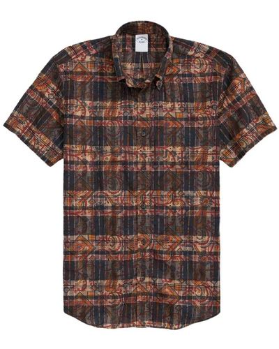 Brooks Brothers Shirts > short sleeve shirts - Marron