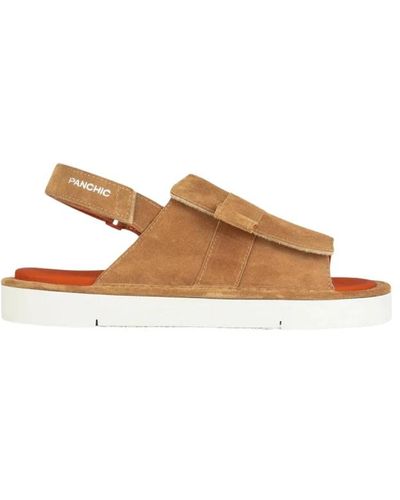 Pànchic Shoes > sandals > flat sandals - Marron