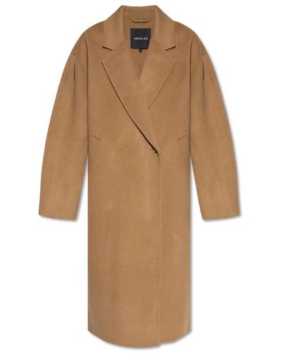 Birgitte Herskind Zion lux cappotto in lana - Marrone
