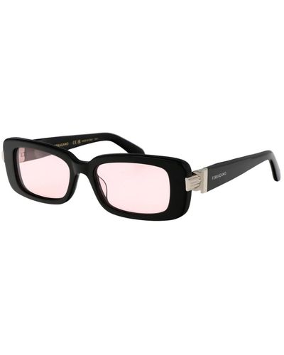 Ferragamo Stylische sonnenbrille sf1105s - Schwarz
