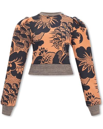 Vivienne Westwood Aramis gemustertes sweatshirt - Orange