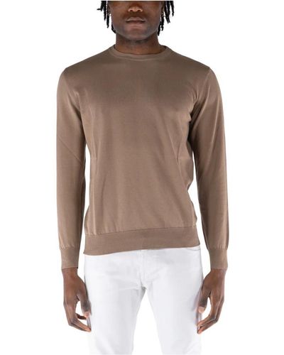 Kangra Round-Neck Knitwear - Brown