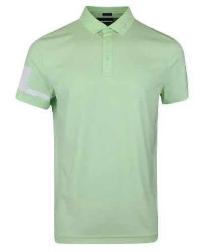 J.Lindeberg Polo Shirts - Green