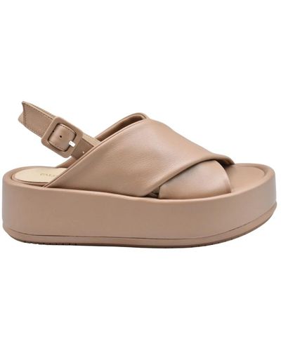 Paloma Barceló Flat Sandals - Brown
