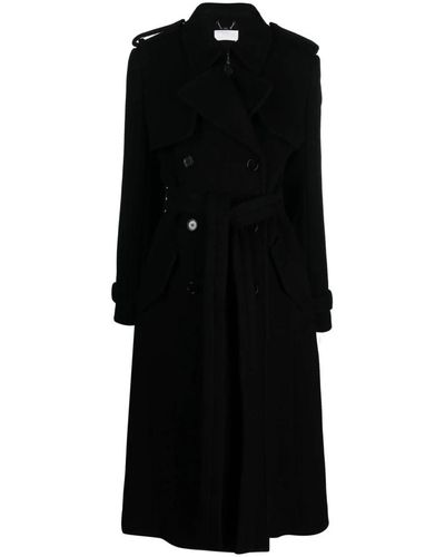 Chloé Coats > double-breasted coats - Noir