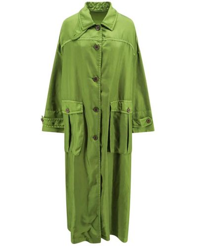 Dries Van Noten Belted coats - Verde