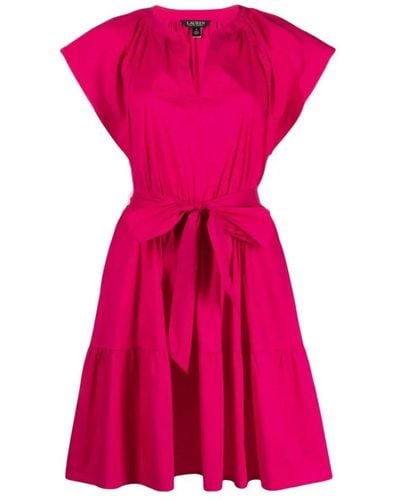 Ralph Lauren Short Dresses - Pink
