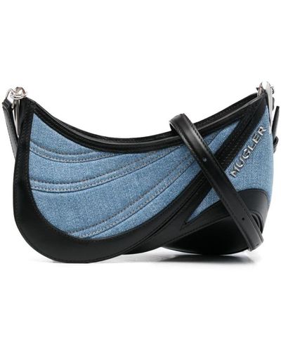 Mugler Shoulder Bags - Blue