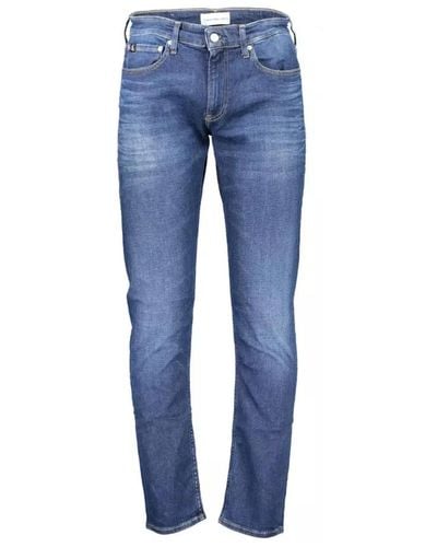 Calvin Klein Jeans > slim-fit jeans - Bleu